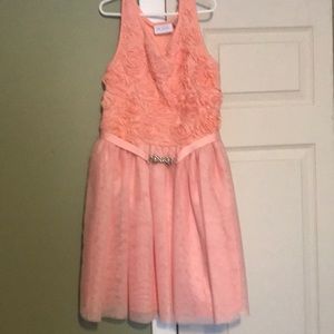 Childers place new with tags pink dress. Girls size large 10/12.